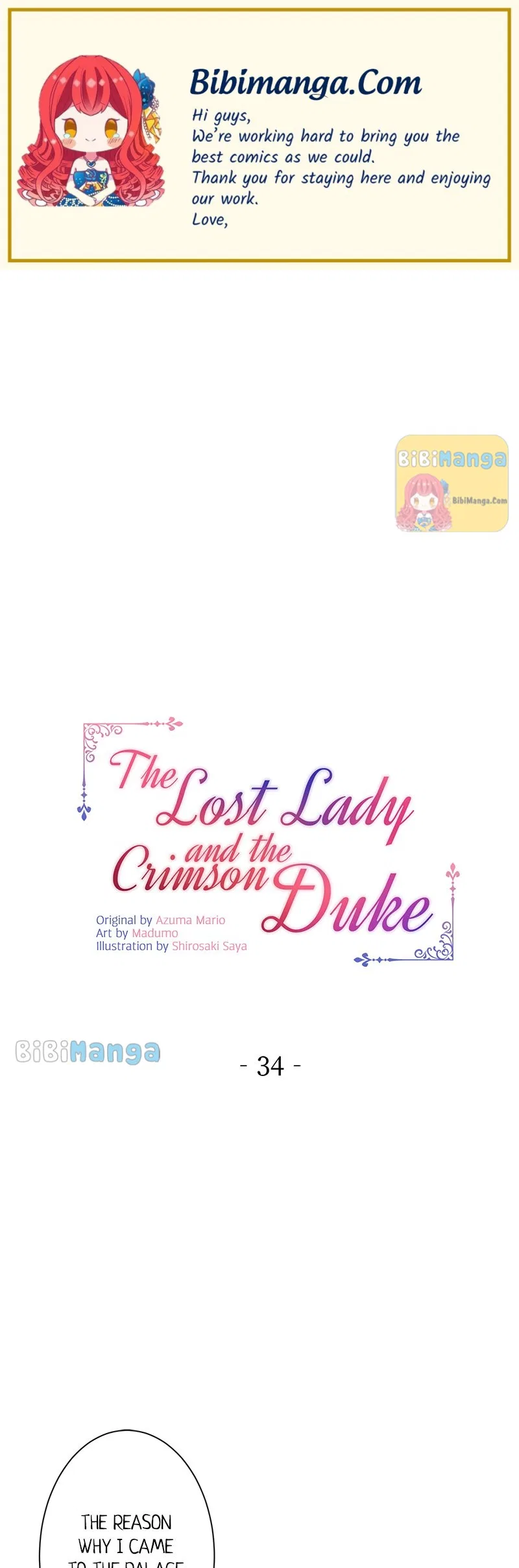The Lost Lady and the Crimson Duke Chapter 34 – Page 1