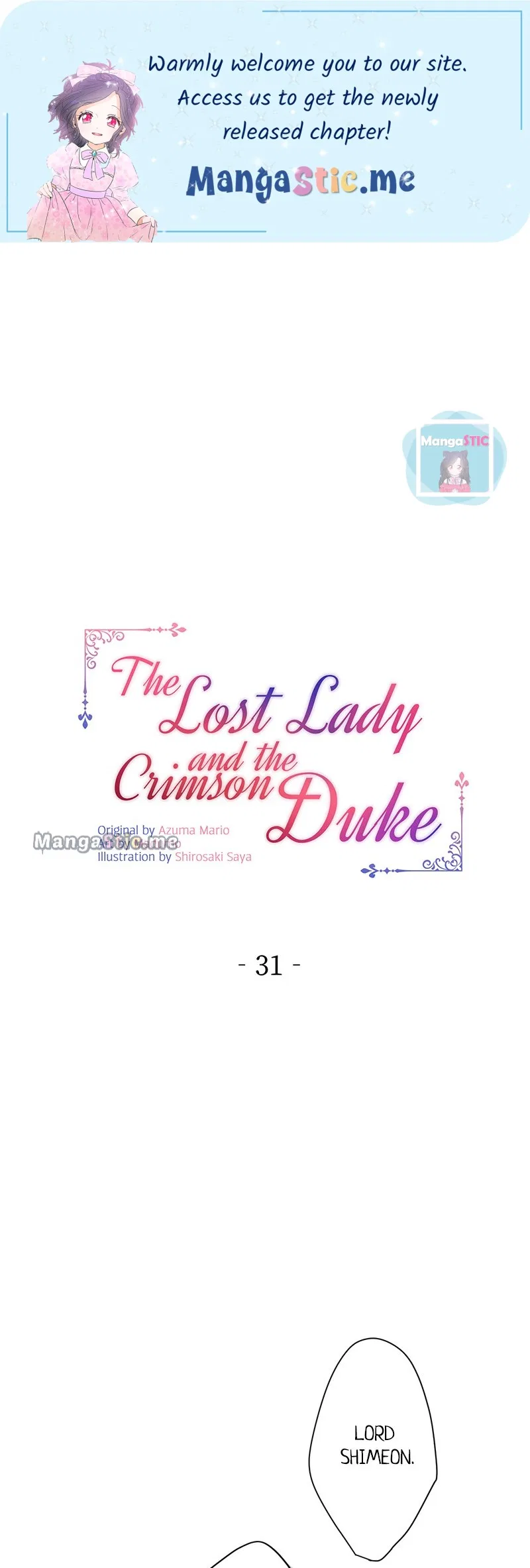 The Lost Lady and the Crimson Duke Chapter 31 – Page 1