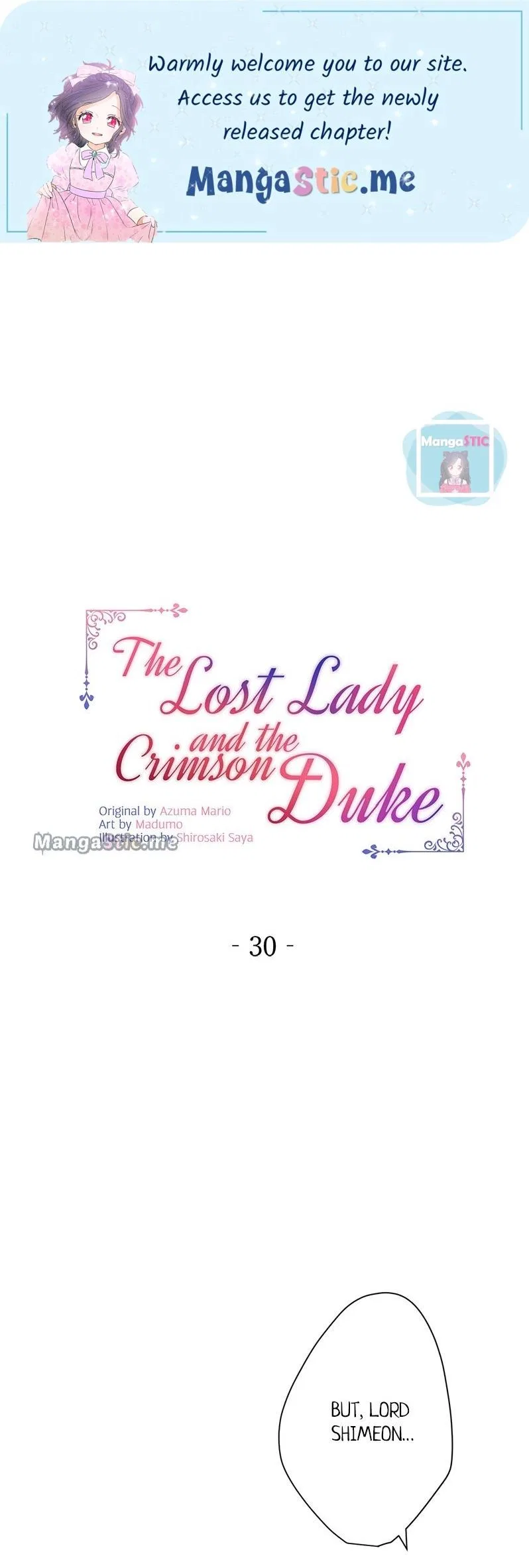 The Lost Lady and the Crimson Duke Chapter 30 – Page 1