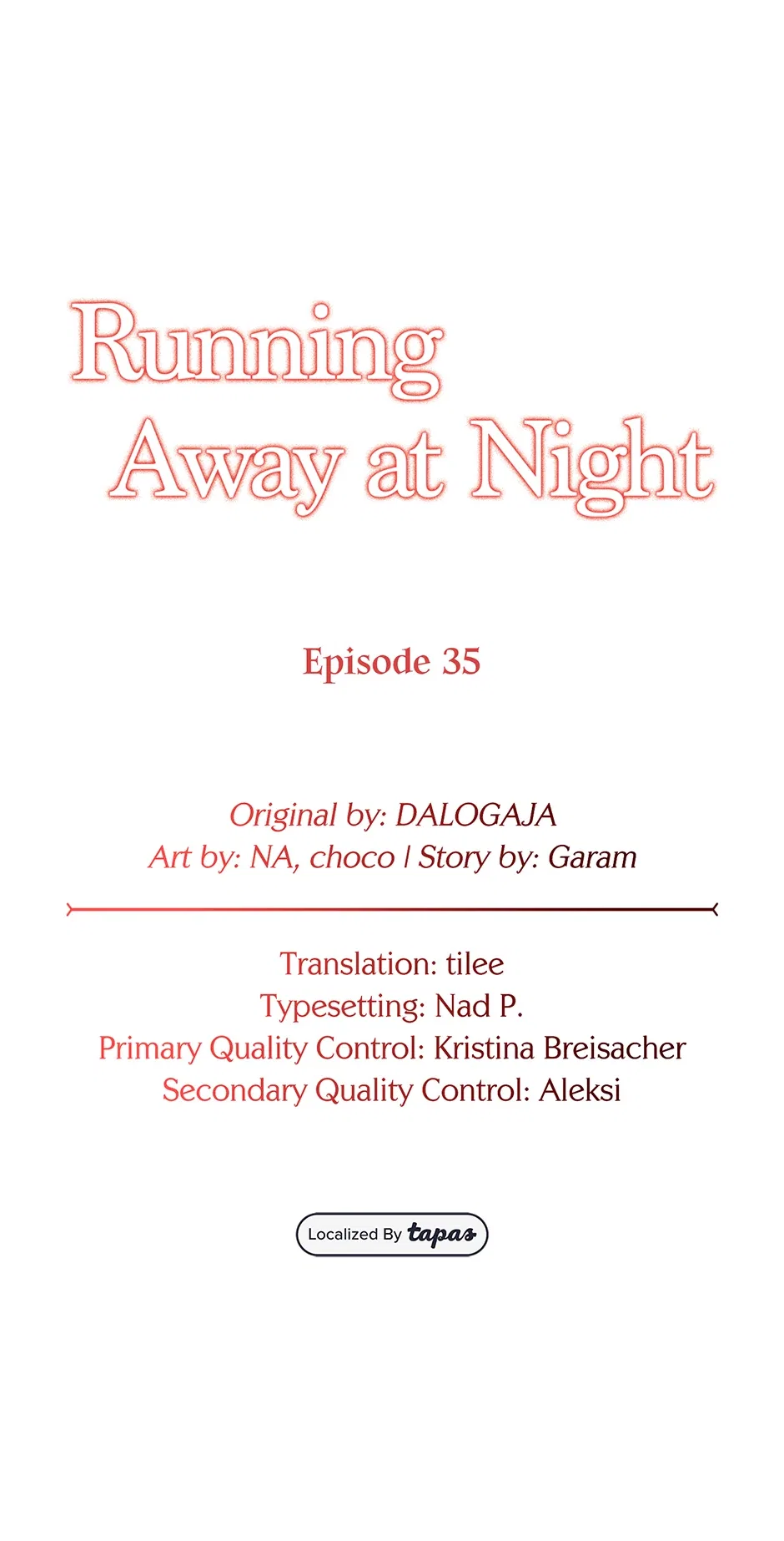 Running Away at Night Chapter 35 – Page 12