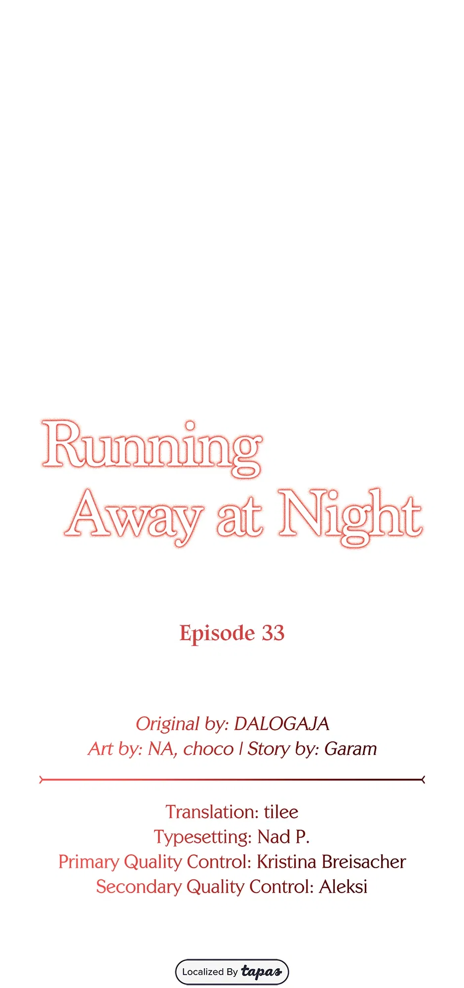 Running Away at Night Chapter 33 – Page 10