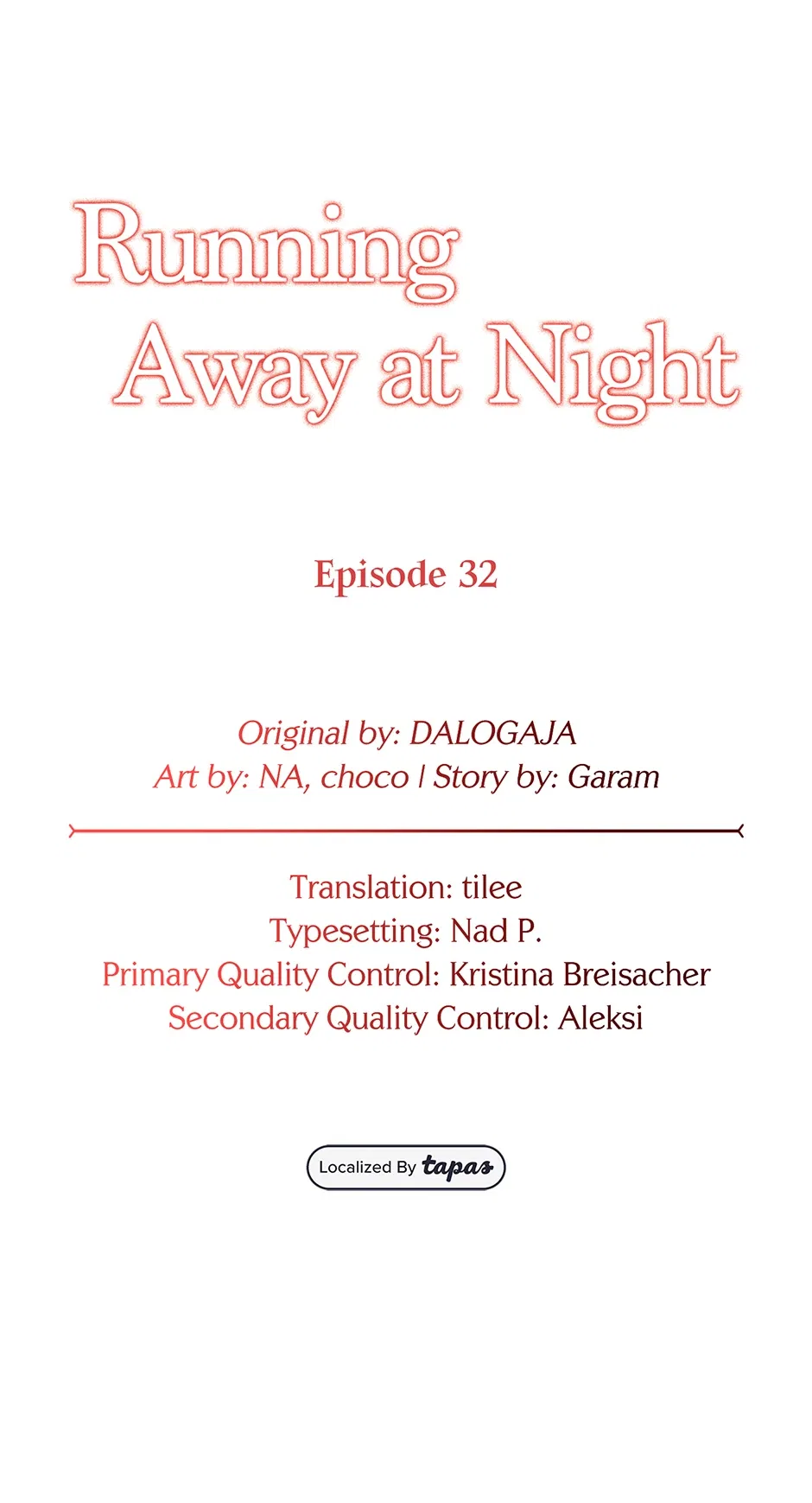 Running Away at Night Chapter 32 – Page 43