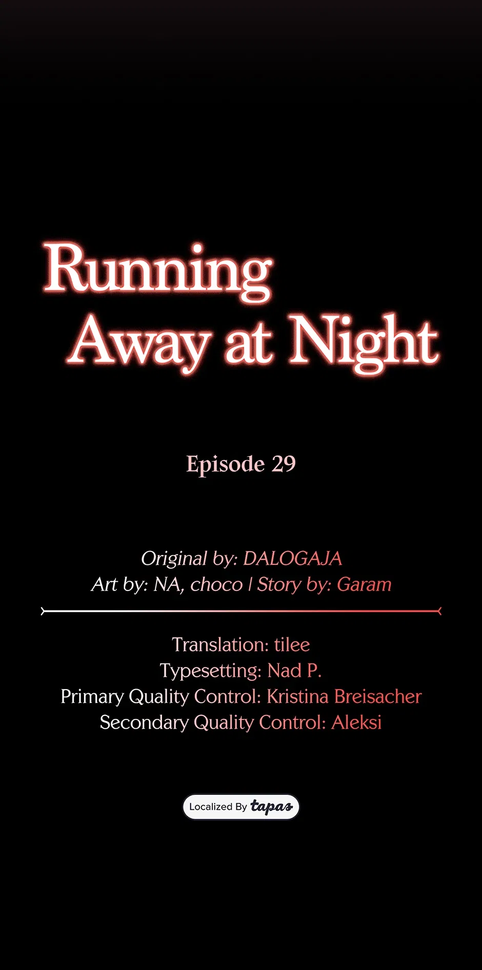 Running Away at Night Chapter 29 – Page 10