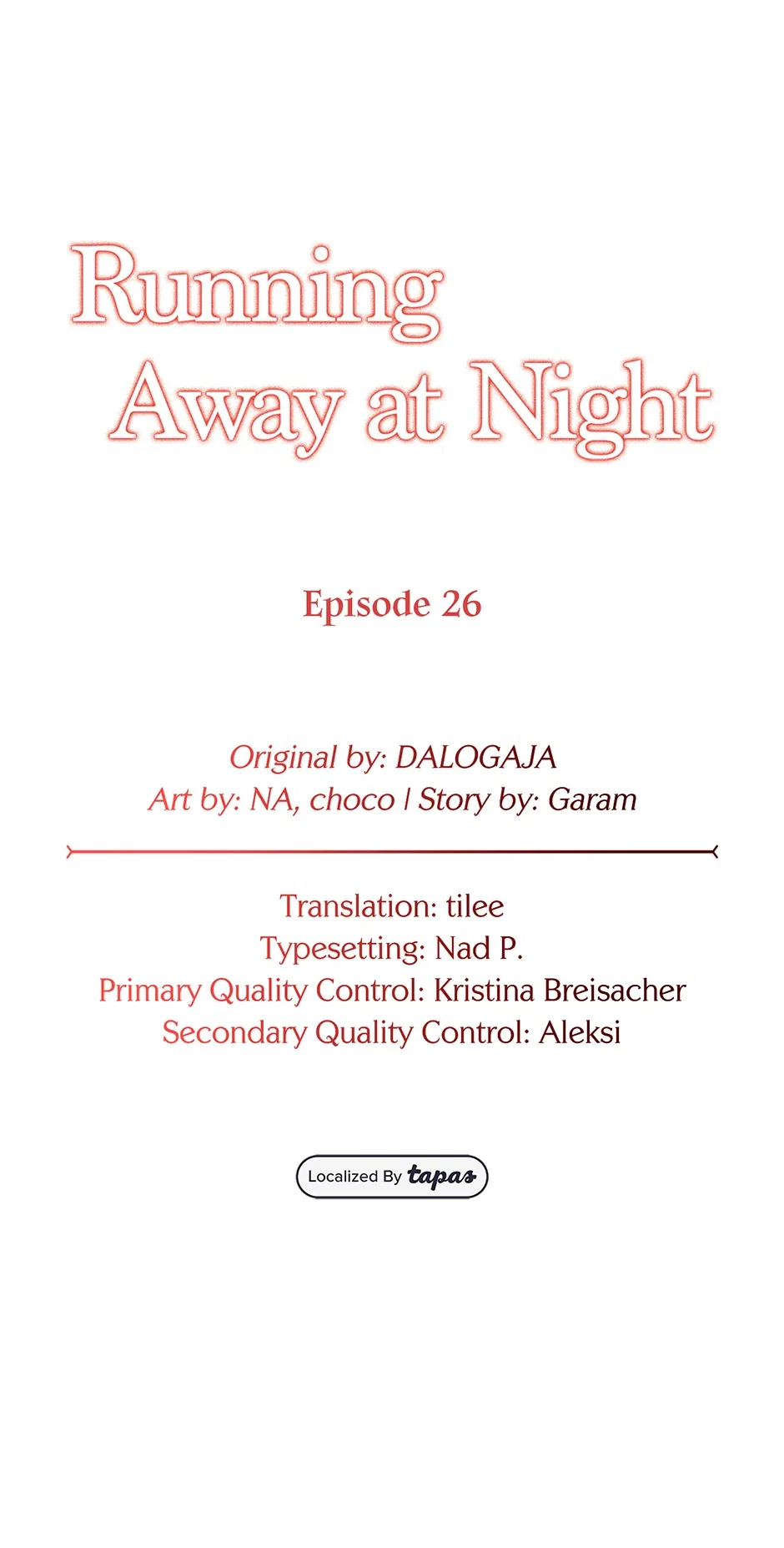 Running Away at Night Chapter 26 – Page 14