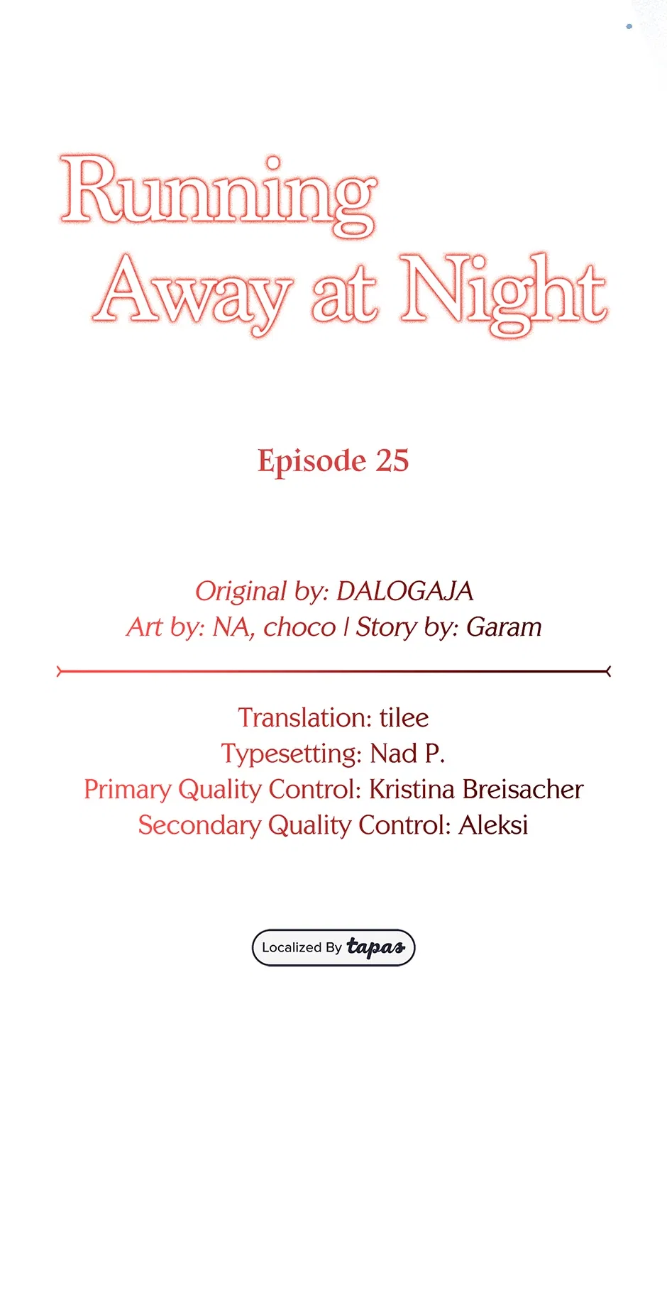 Running Away at Night Chapter 25 – Page 30