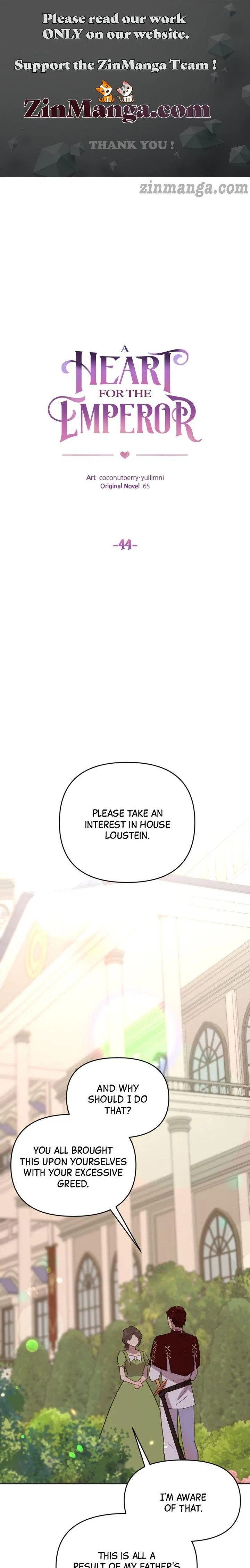 A Heart for the Emperor Chapter 44 – Page 1