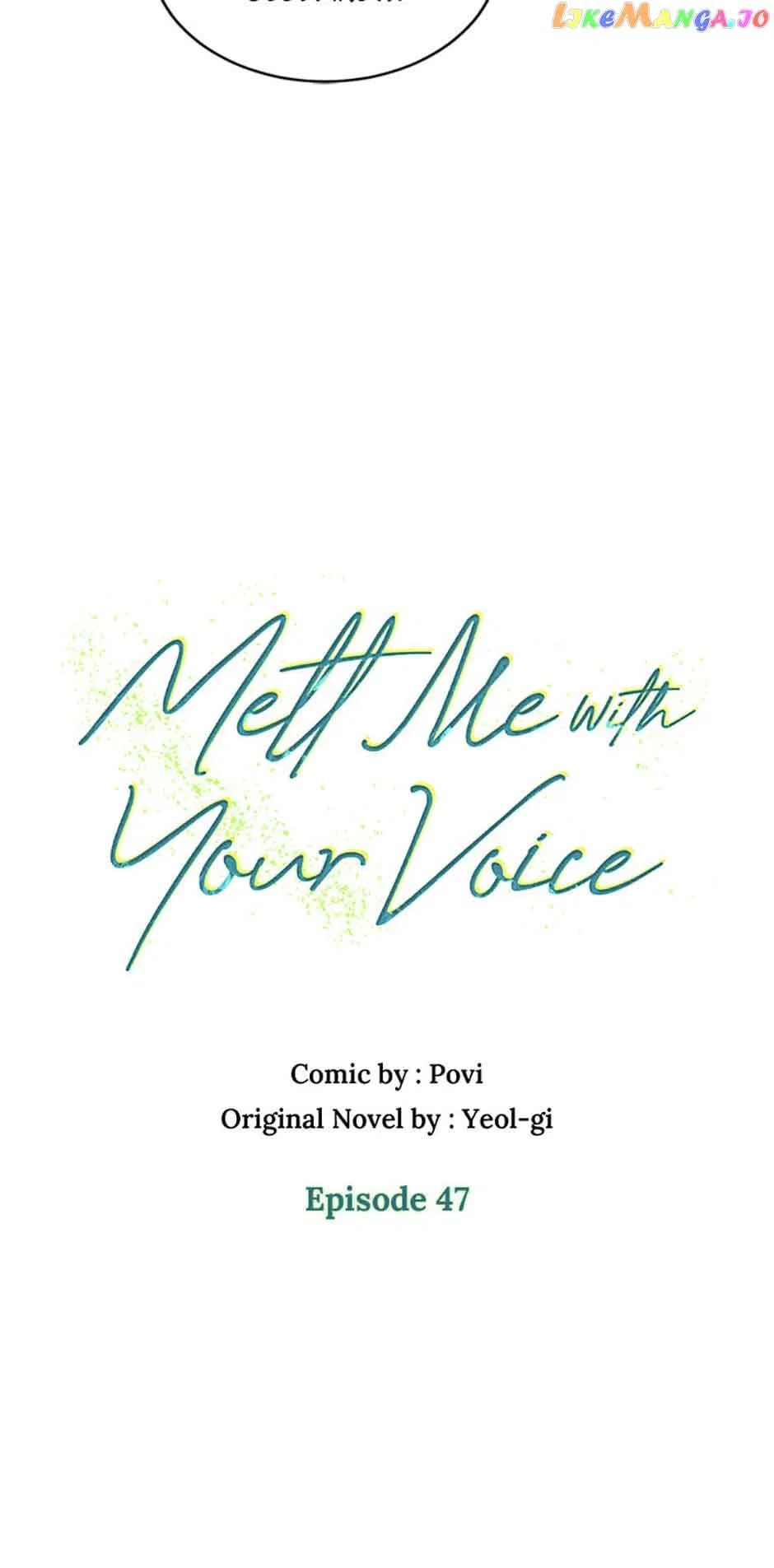 Melt Me With Your Voice Chapter 47 – Page 29