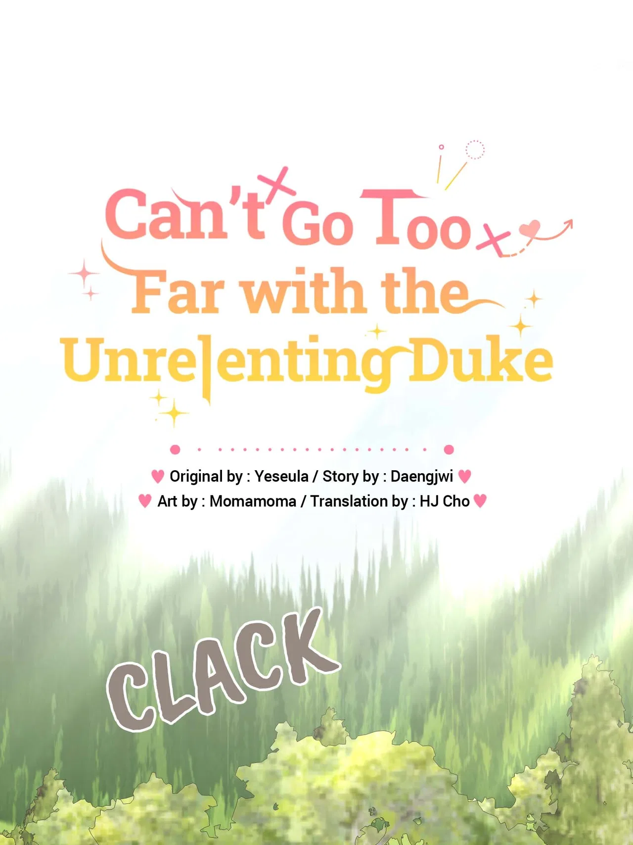 Can’t Go Too Far with the Unrelenting Duke Chapter 101 – Page 1
