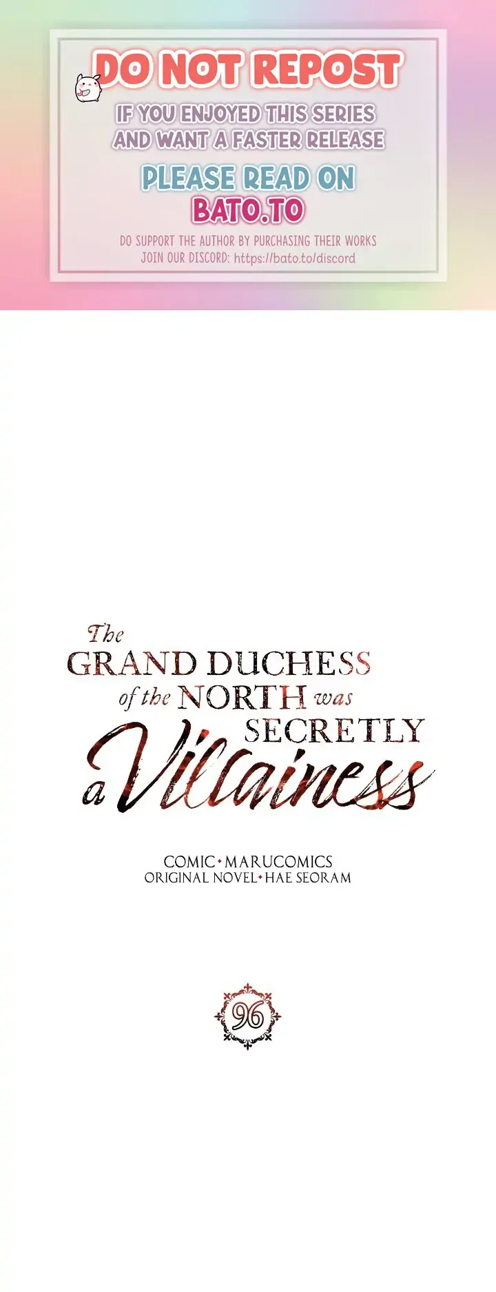 The Grand Duchess of the North Was Secretly a Villainess Chapter 96 – Page 1