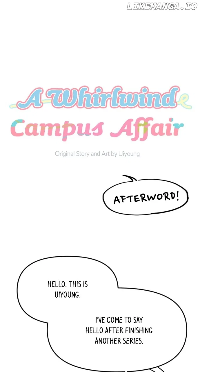 A Whirlwind Campus Affair Chapter 97 – Page 1