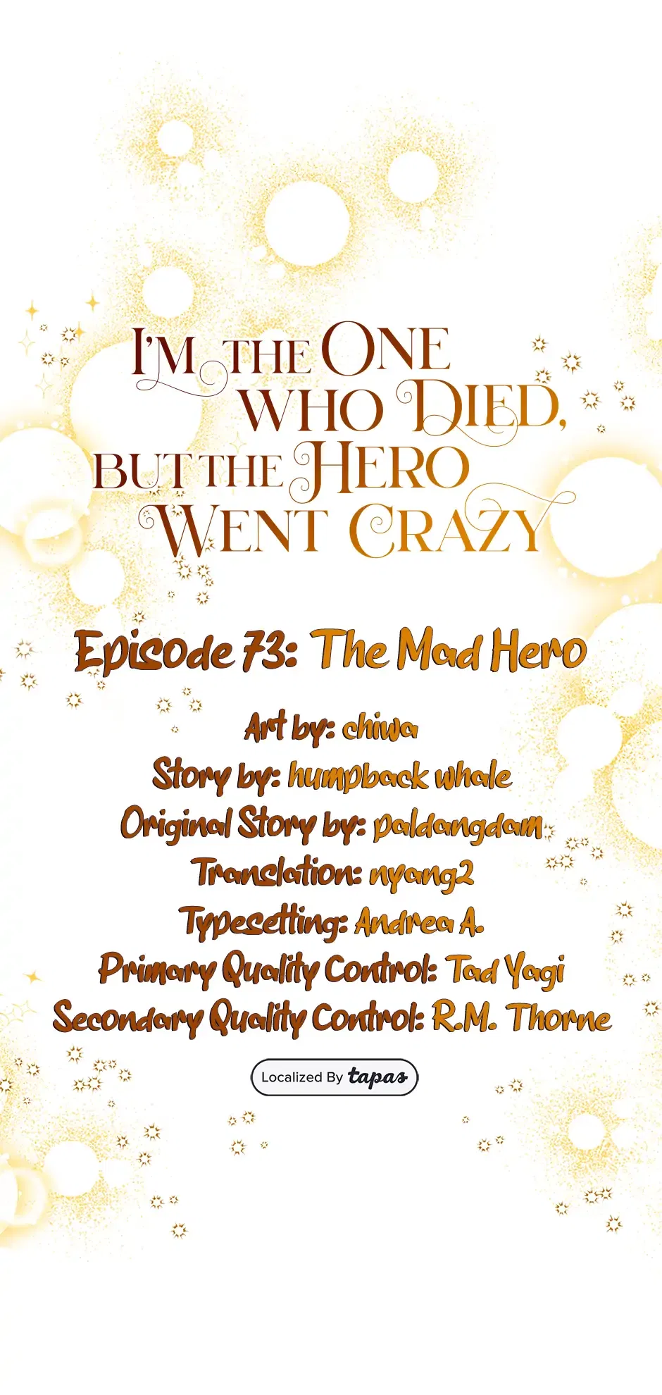 The Hero Went Crazy Even Though I’m The One Who Died Chapter 73 – Page 1