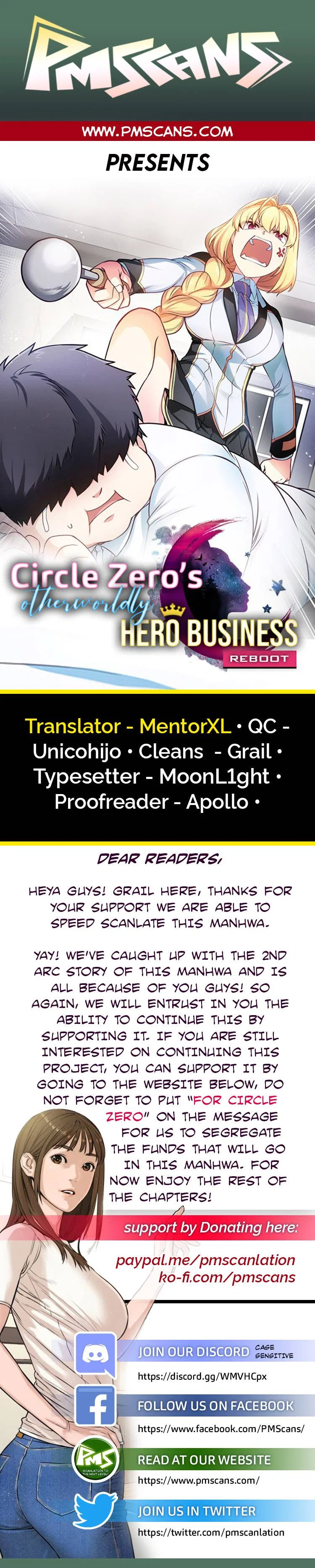 Circle Zero’s Otherworldly Hero Business: Reboot Chapter 55 – Page 1