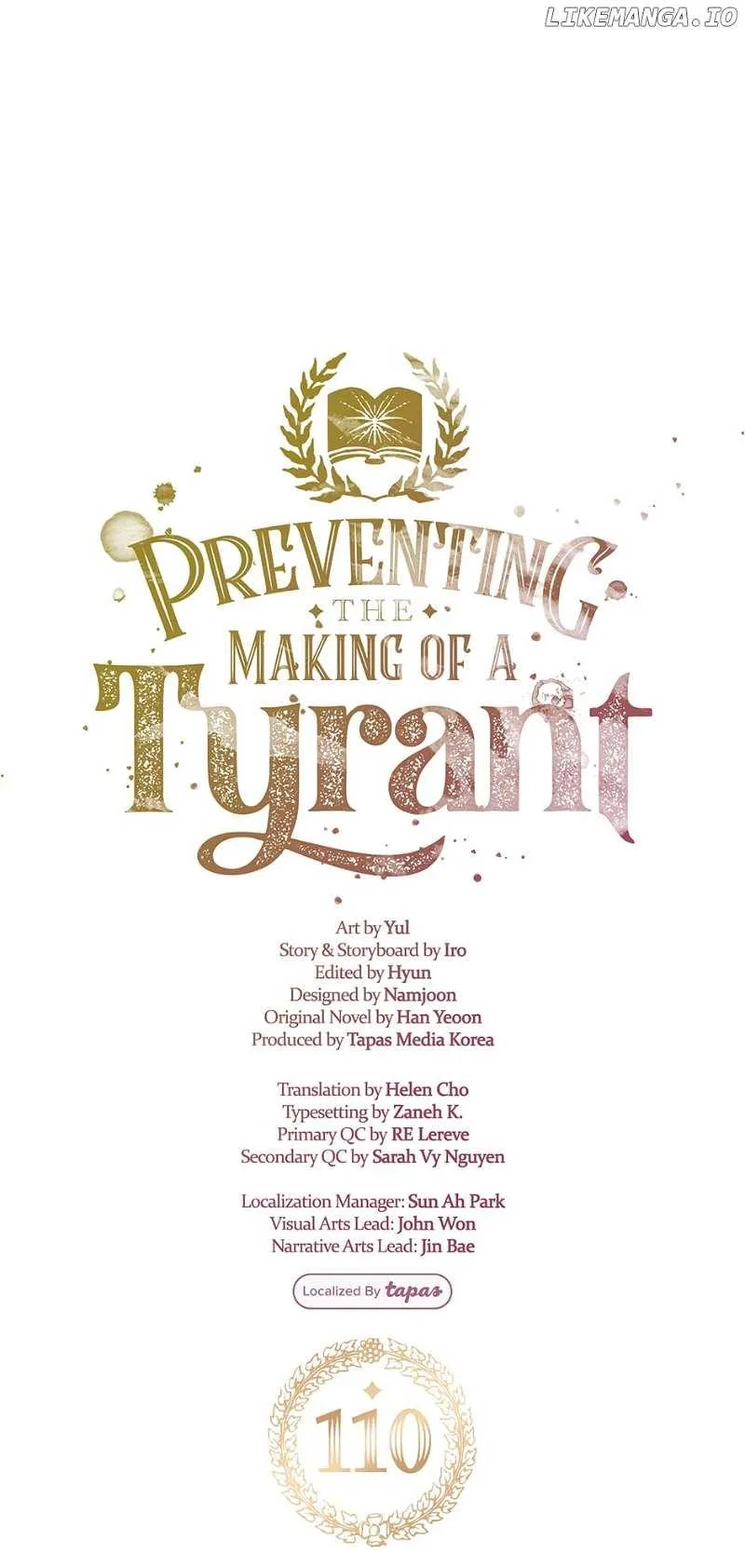 Preventing the Making of a Tyrant Chapter 110 – Page 5