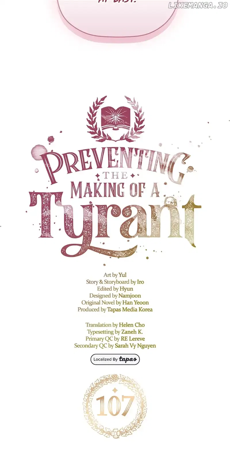 Preventing the Making of a Tyrant Chapter 107 – Page 3