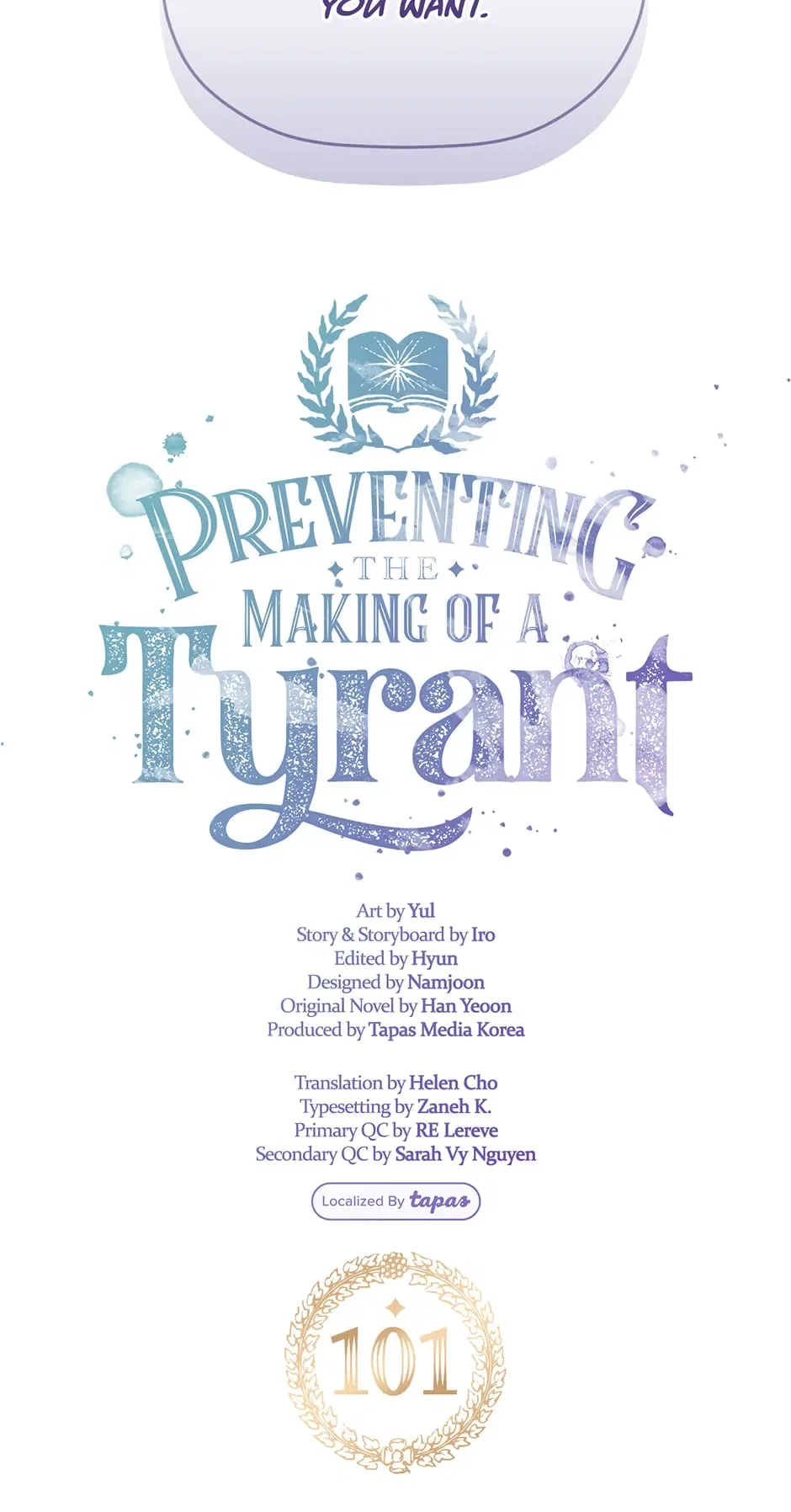 Preventing the Making of a Tyrant Chapter 101 – Page 6