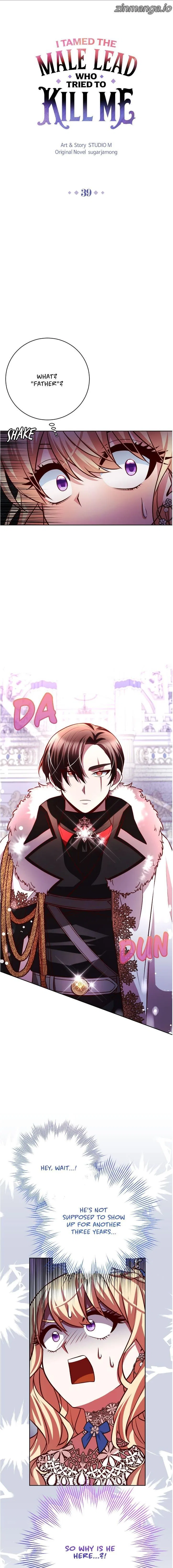 I Tamed the Male Lead Who Tried to Kill Me Chapter 39 – Page 1
