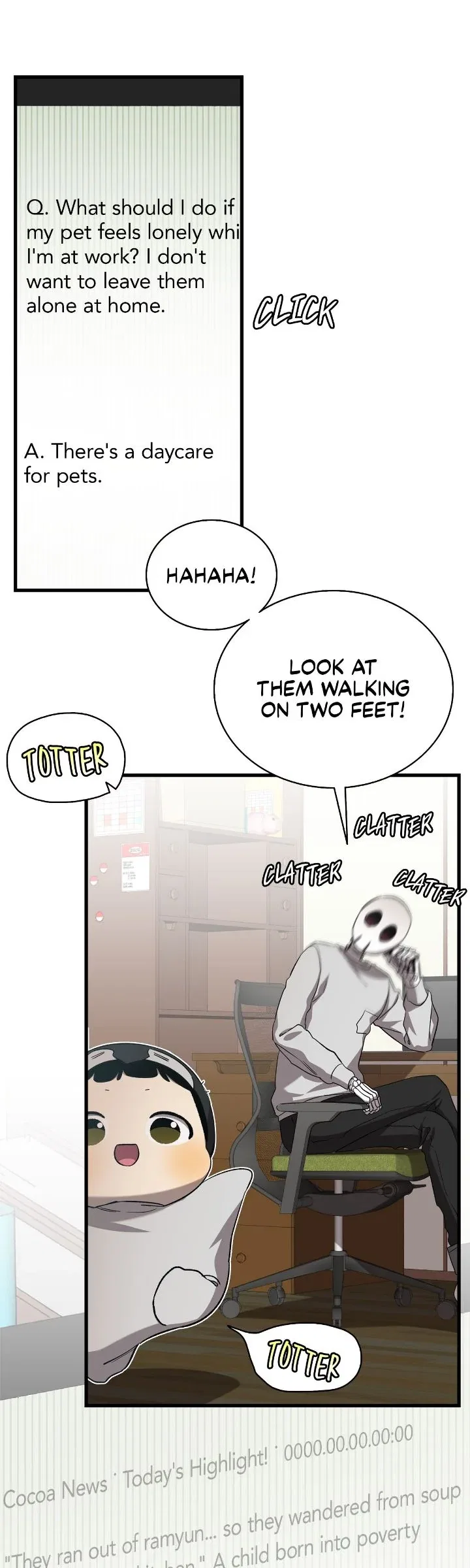 The Skeleton Becomes a Cat Dad Chapter 222 – Page 23