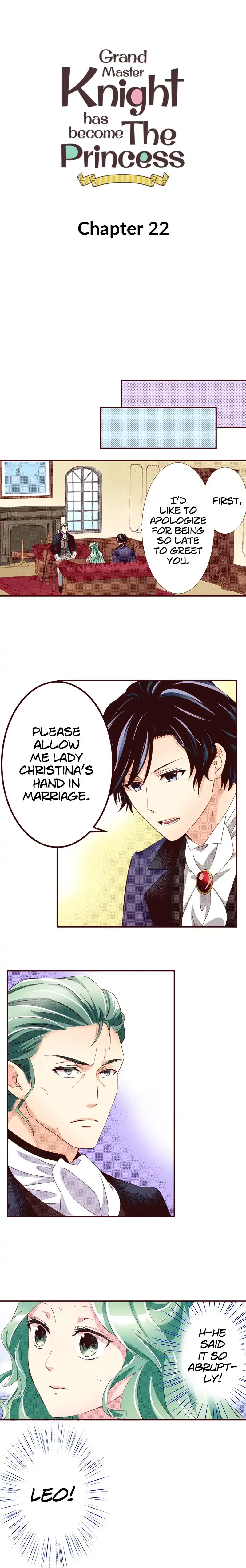 Grand Master Knight Has Become the Princess Chapter 22 – Page 2