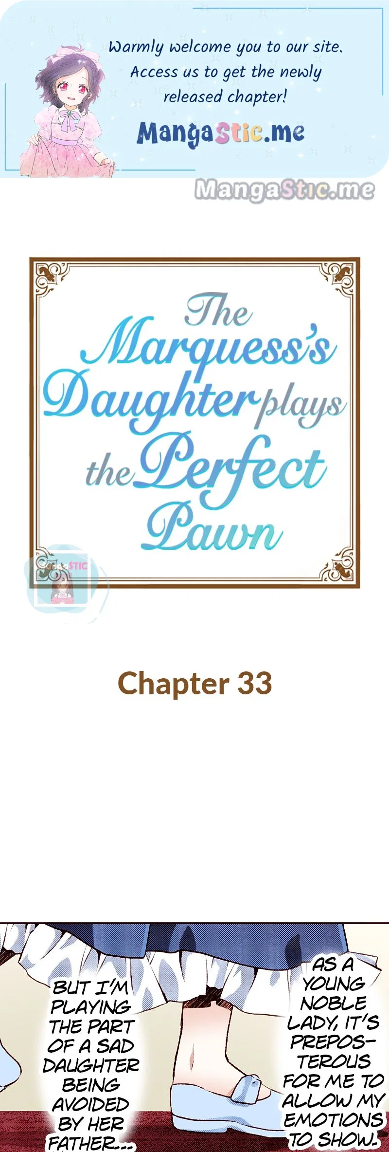 The Marquess’s Daughter Plays the Perfect Pawn Chapter 33 – Page 1