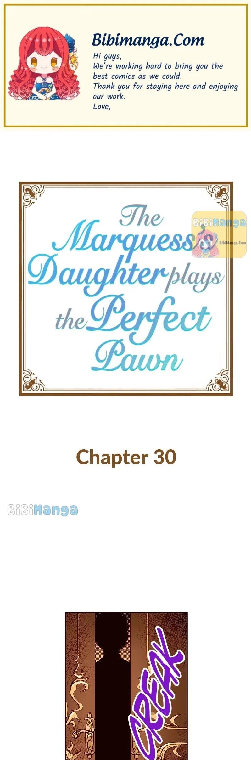 The Marquess’s Daughter Plays the Perfect Pawn Chapter 30 – Page 1