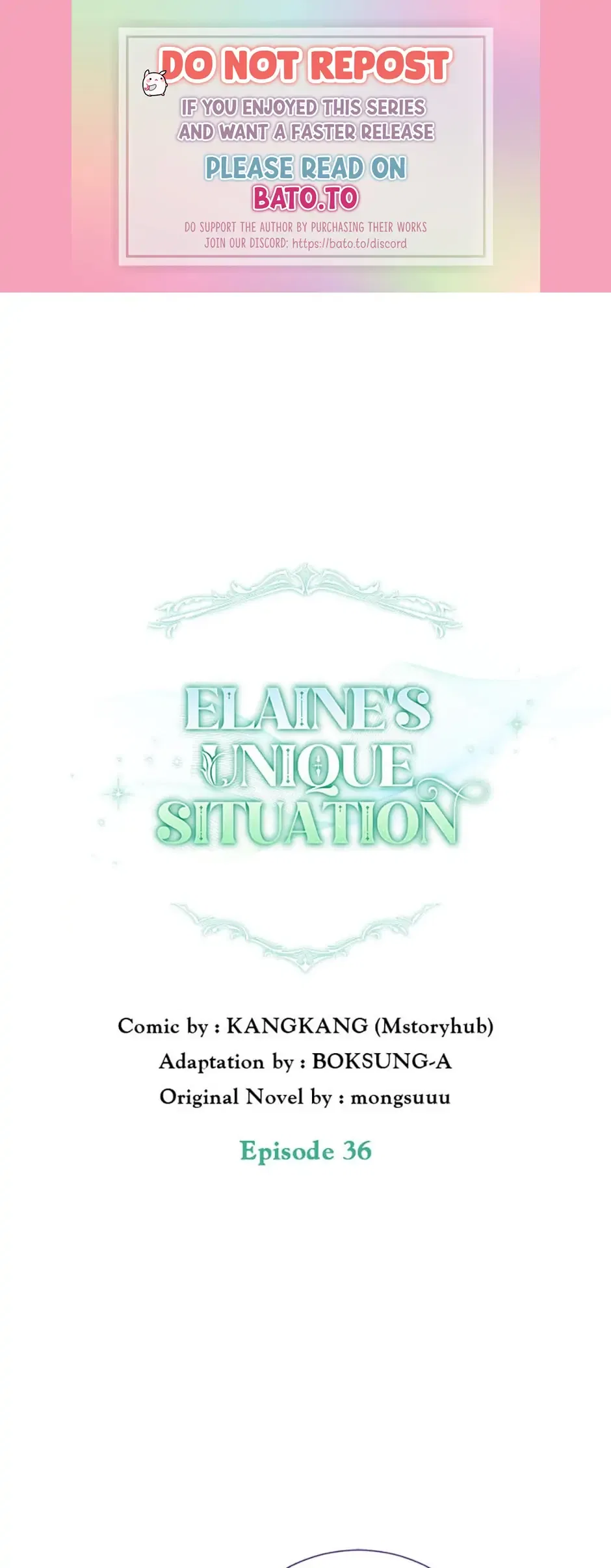 Elaine’s Unique Situation Chapter 36 – Page 1