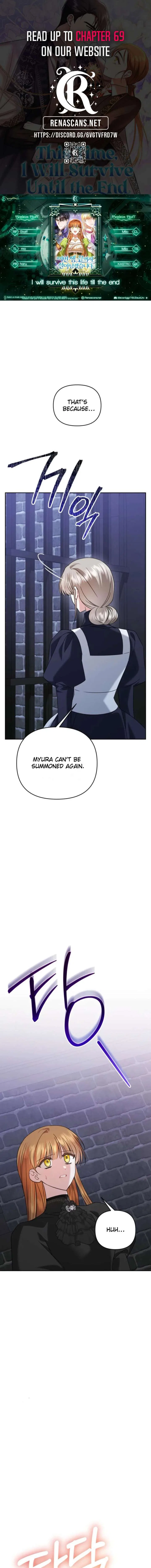 In This Life, I Will Survive Until the End Chapter 55 – Page 1