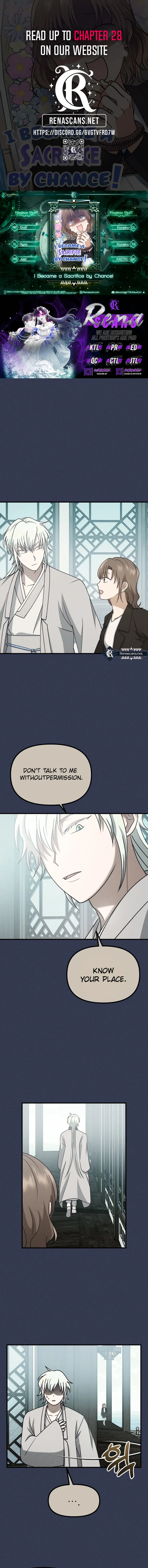 What I see, it became a sacrifice! Chapter 20 – Page 1
