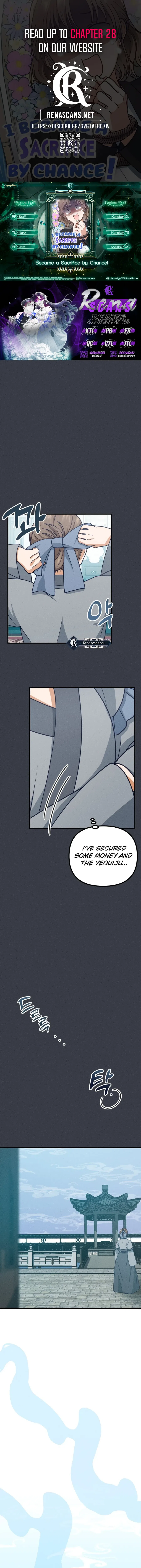 What I see, it became a sacrifice! Chapter 18 – Page 1