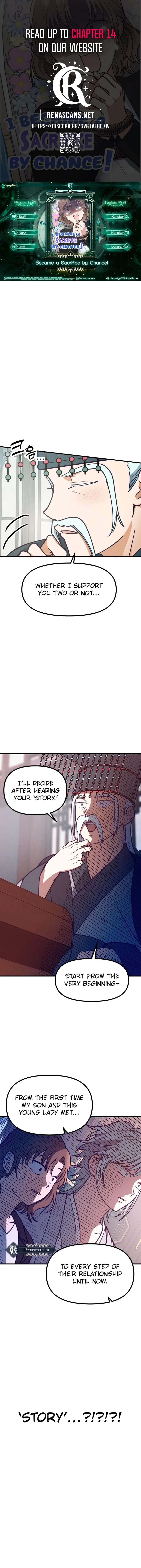 What I see, it became a sacrifice! Chapter 6 – Page 1
