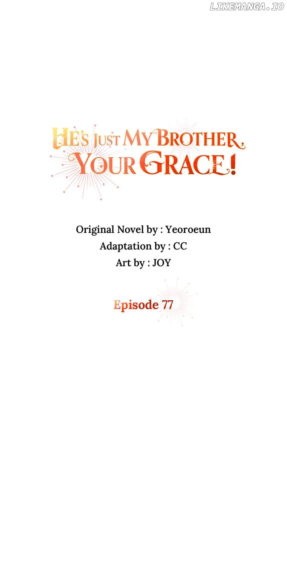 He’s Just My Brother, Your Grace! Chapter 77 – Page 7