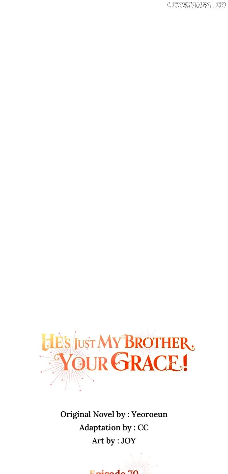 He’s Just My Brother, Your Grace! Chapter 70 – Page 75