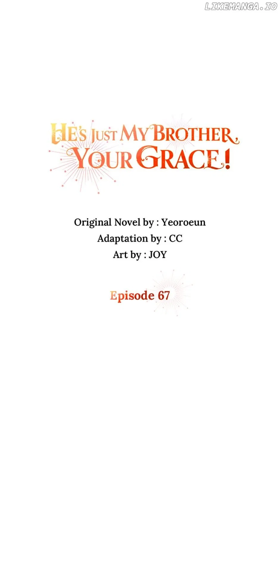 He’s Just My Brother, Your Grace! Chapter 67 – Page 9