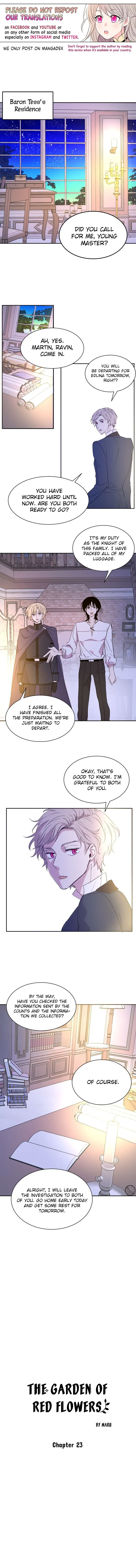The Garden of Red Flowers Chapter 23 – Page 1