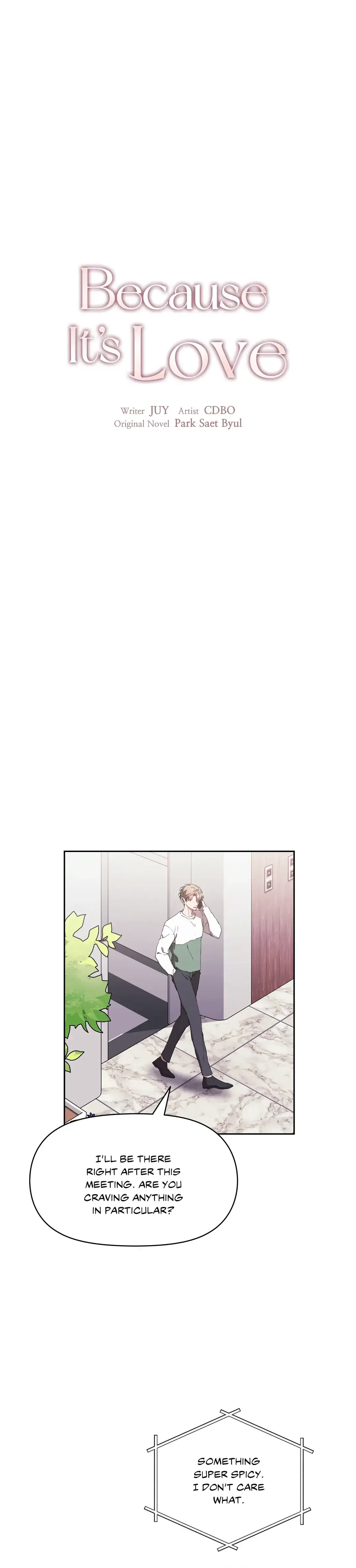 Because It’s Love Chapter 28 – Page 11