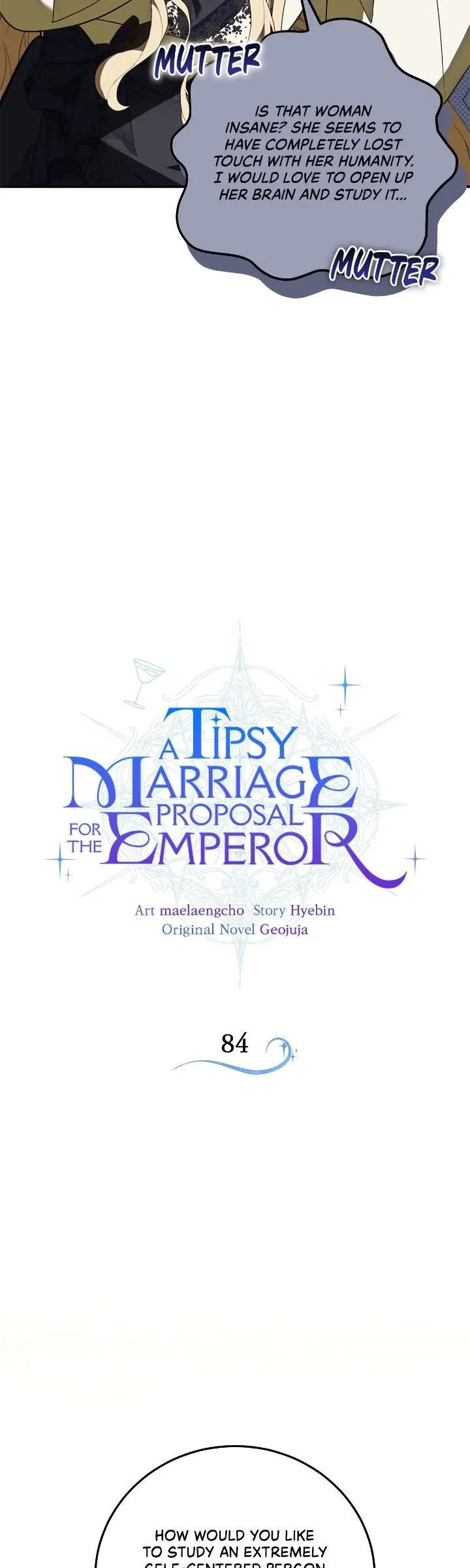A Tipsy Marriage Proposal for the Emperor Chapter 84 – Page 8