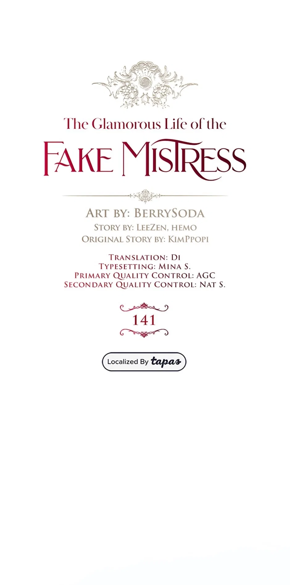 The Glamorous Life of the Fake Mistress Chapter 141 – Page 7