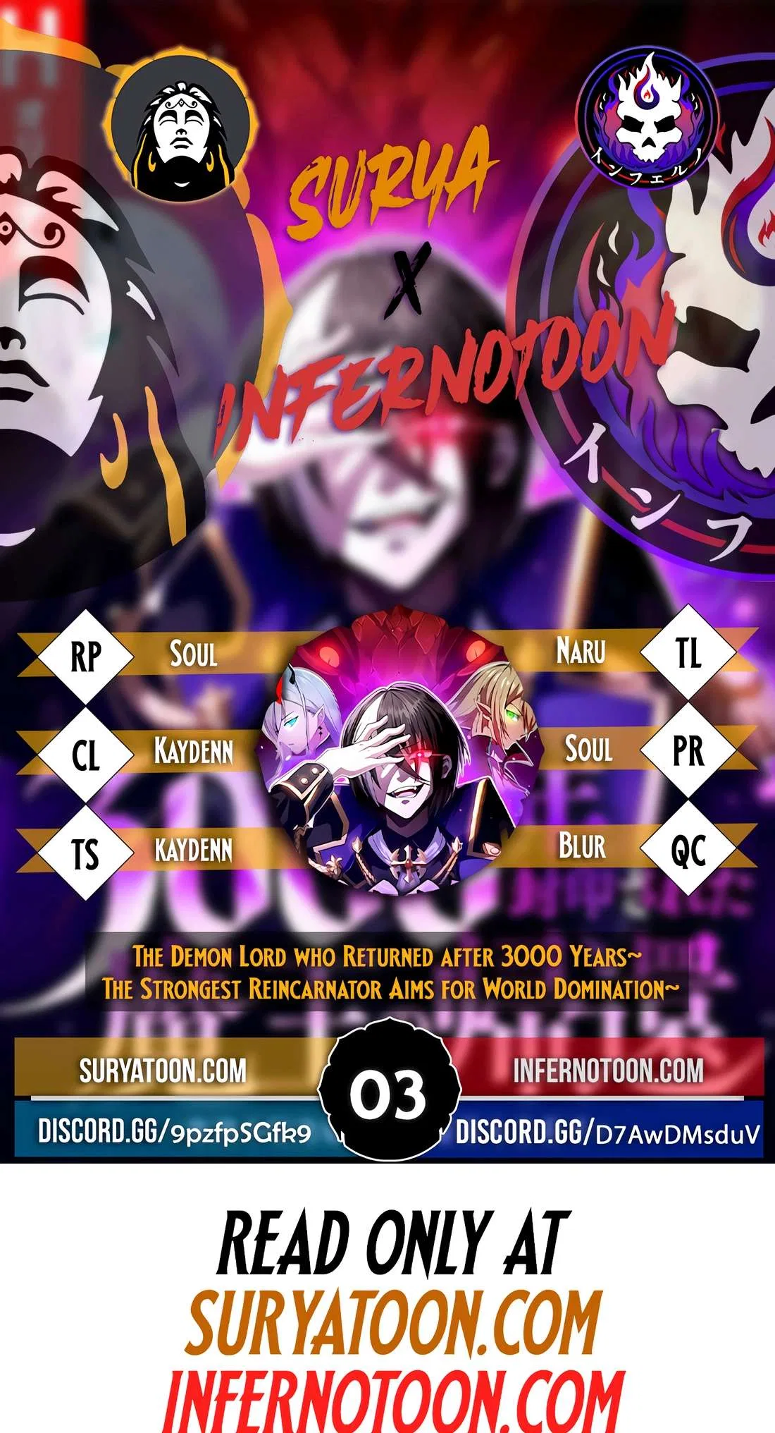 The Demon Lord who Returned after 3000 Years ~ The Strongest Reincarnator Aims for World Domination ~ Chapter 3 – Page 1