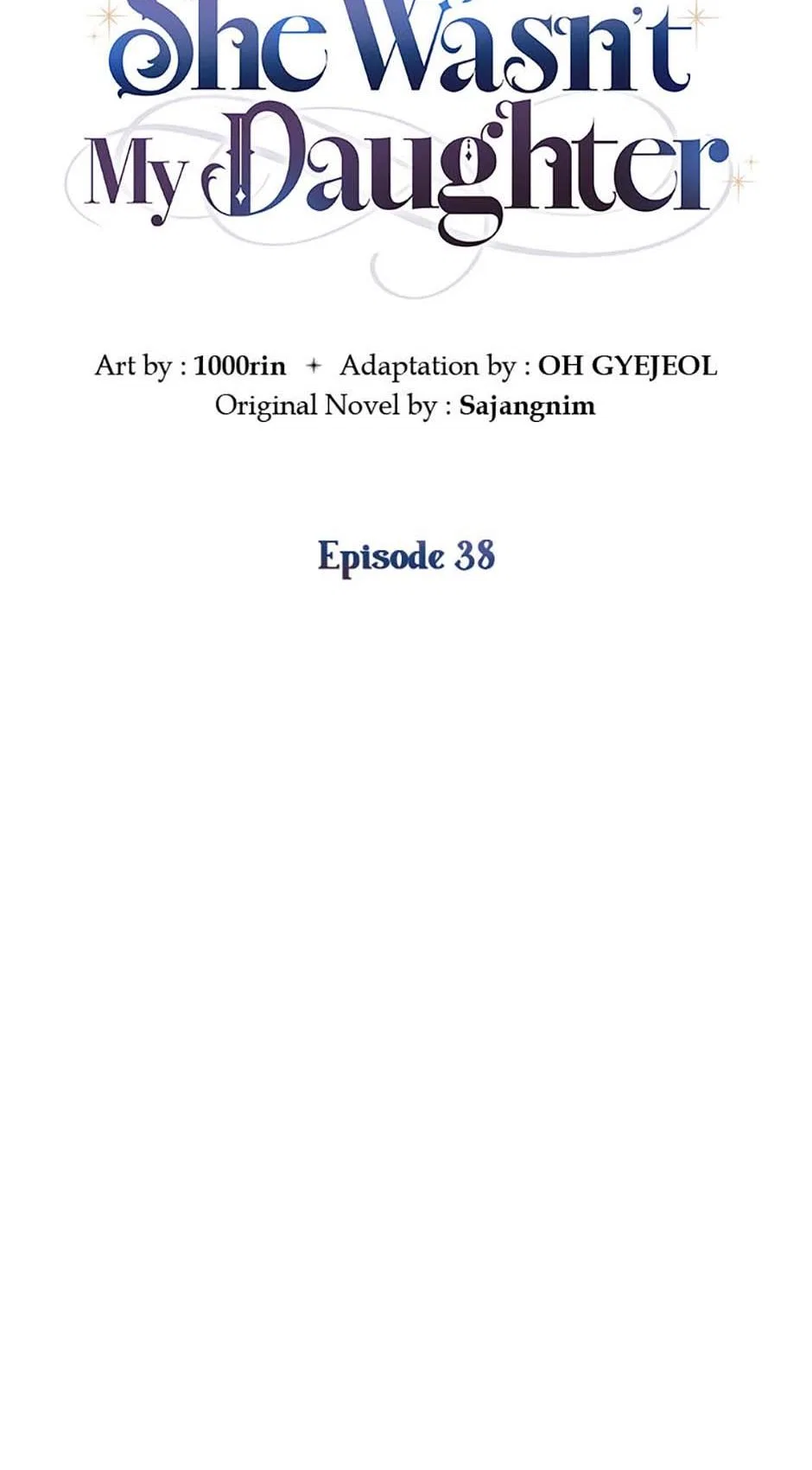 She Wasn’t My Daughter Chapter 38 – Page 37