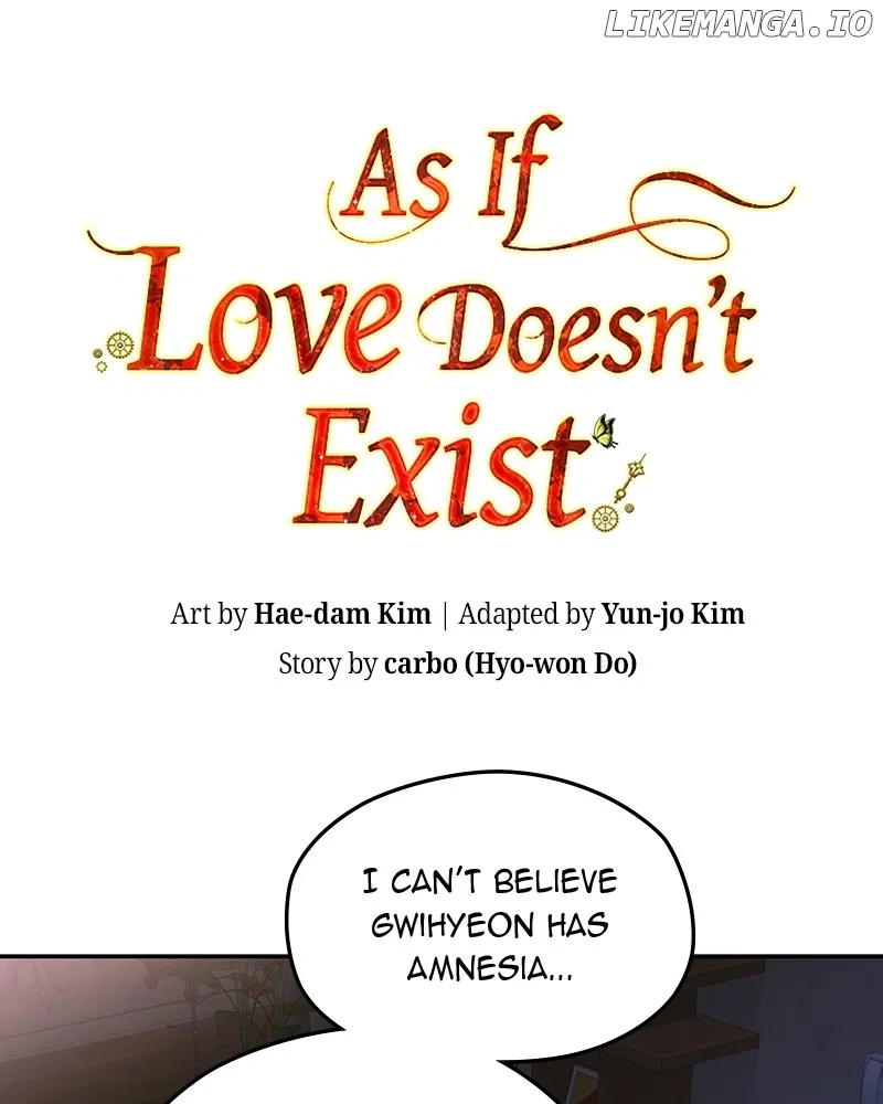 As If Love Doesn’t Exist Chapter 66 – Page 1