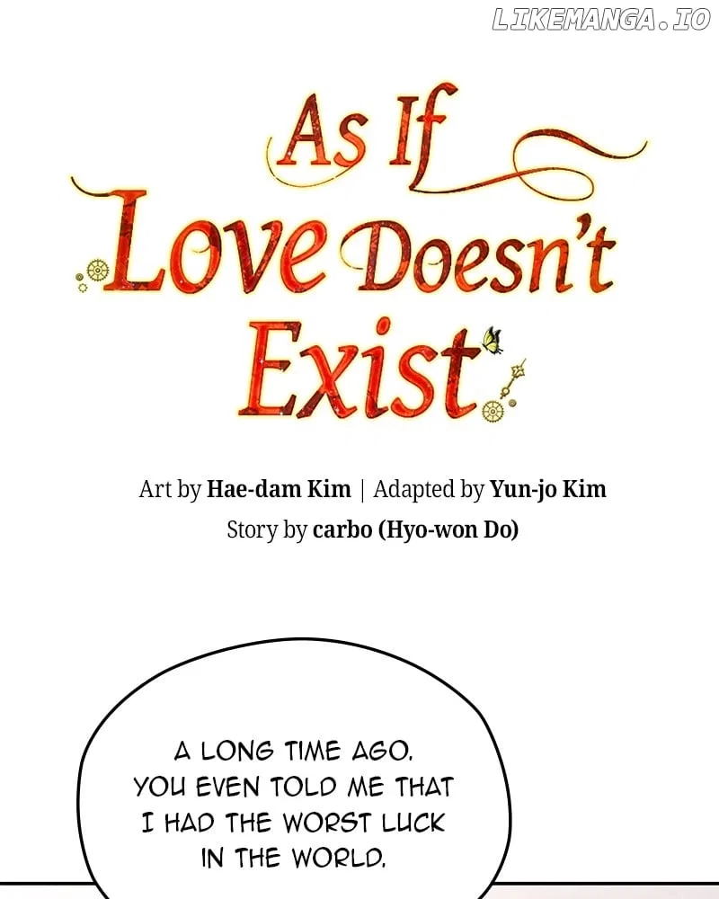As If Love Doesn’t Exist Chapter 62 – Page 1