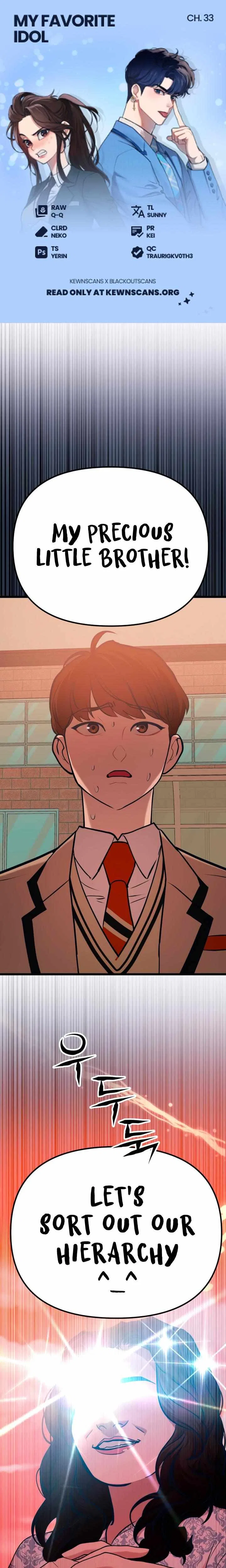 My Favorite Idol Chapter 33 – Page 1