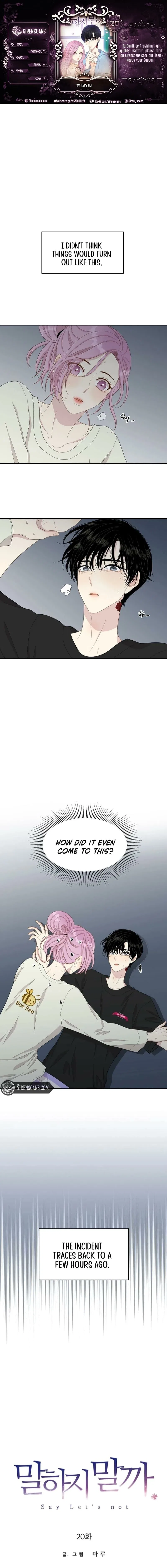 Should I Not Tell? Chapter 20 – Page 1