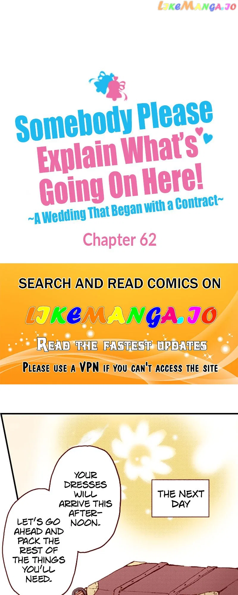 Somebody Please Explain What’s Going On Here! ~A Wedding that Began With a Contract~ Chapter 62 – Page 1