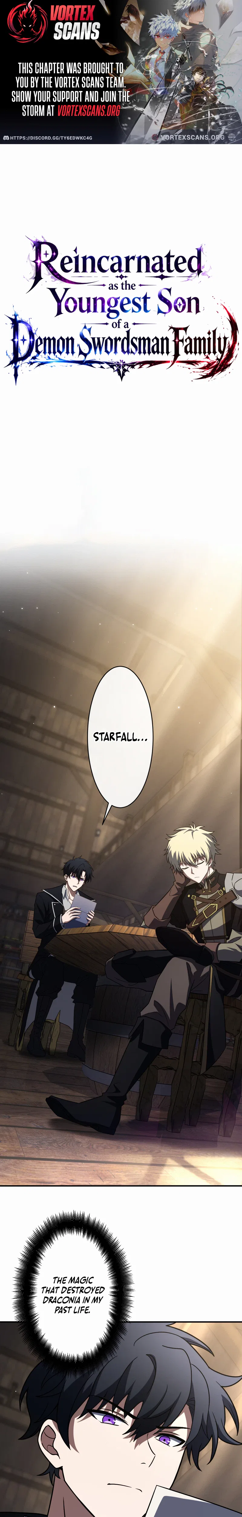 Reincarnated as the Youngest Son of a Demon Swordsman Family Chapter 18 – Page 1