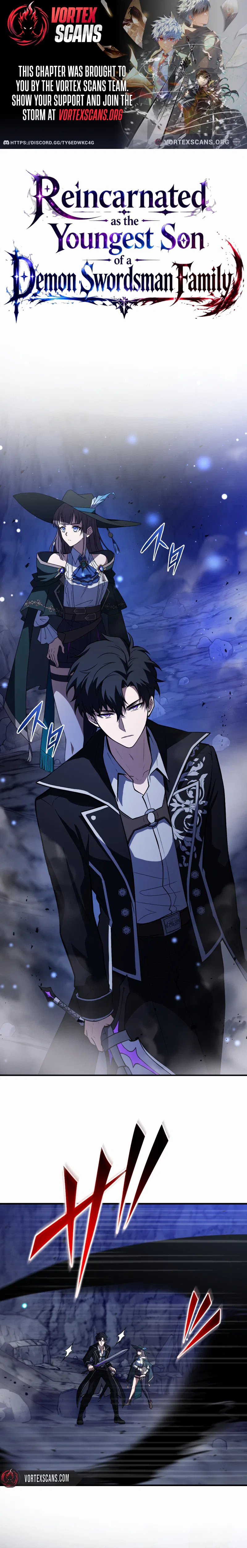 Reincarnated as the Youngest Son of a Demon Swordsman Family Chapter 17 – Page 1