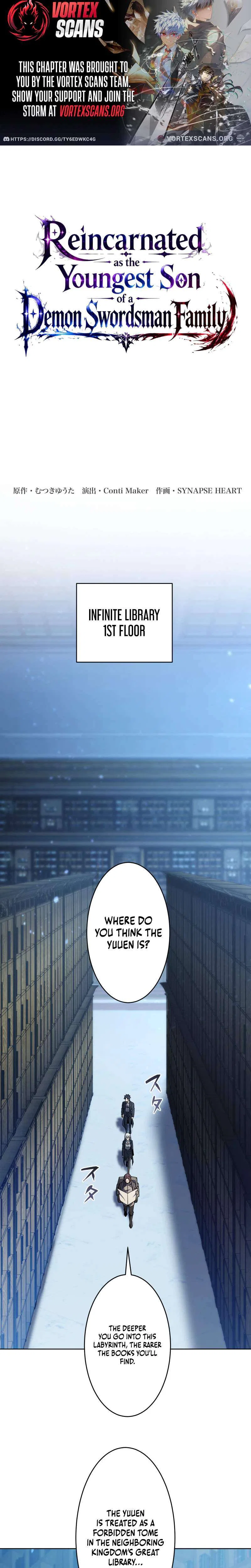 Reincarnated as the Youngest Son of a Demon Swordsman Family Chapter 8 – Page 1