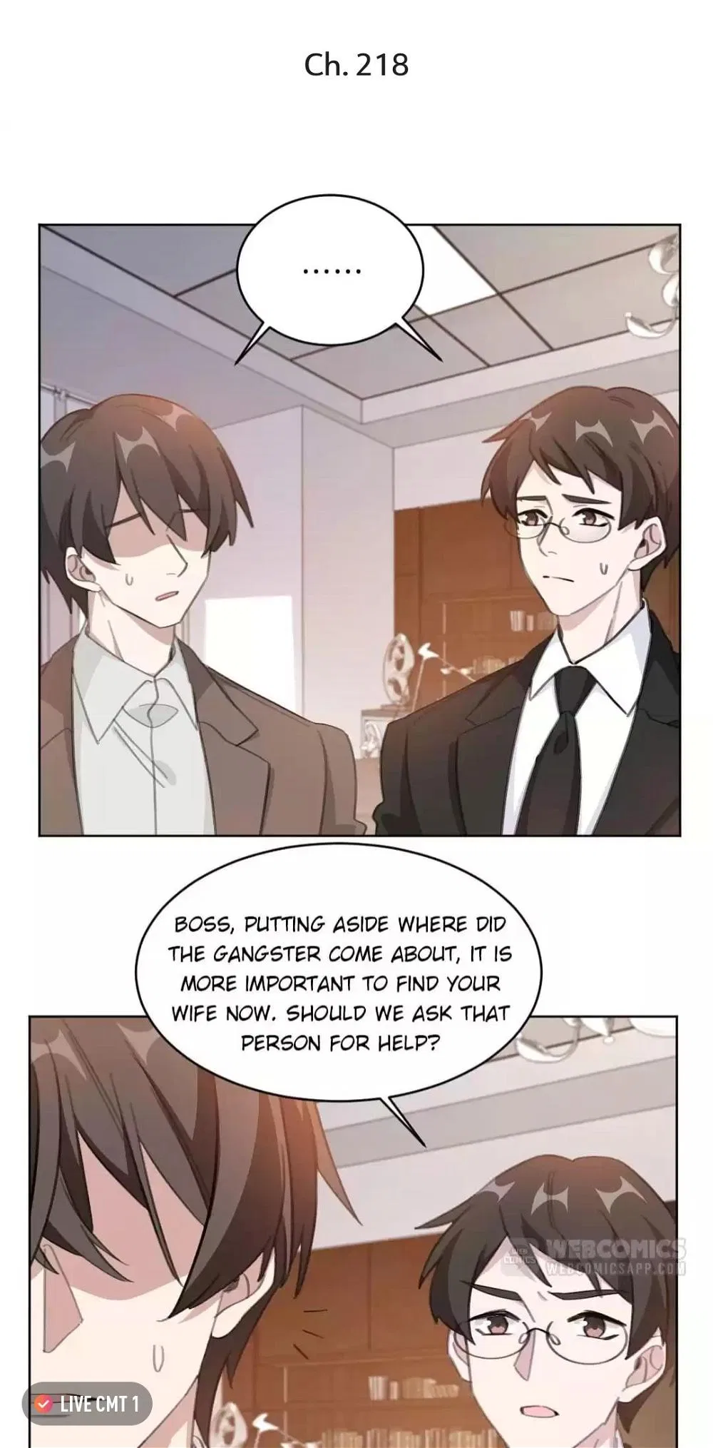 Your Turn To Chase After Me Chapter 218 – Page 1