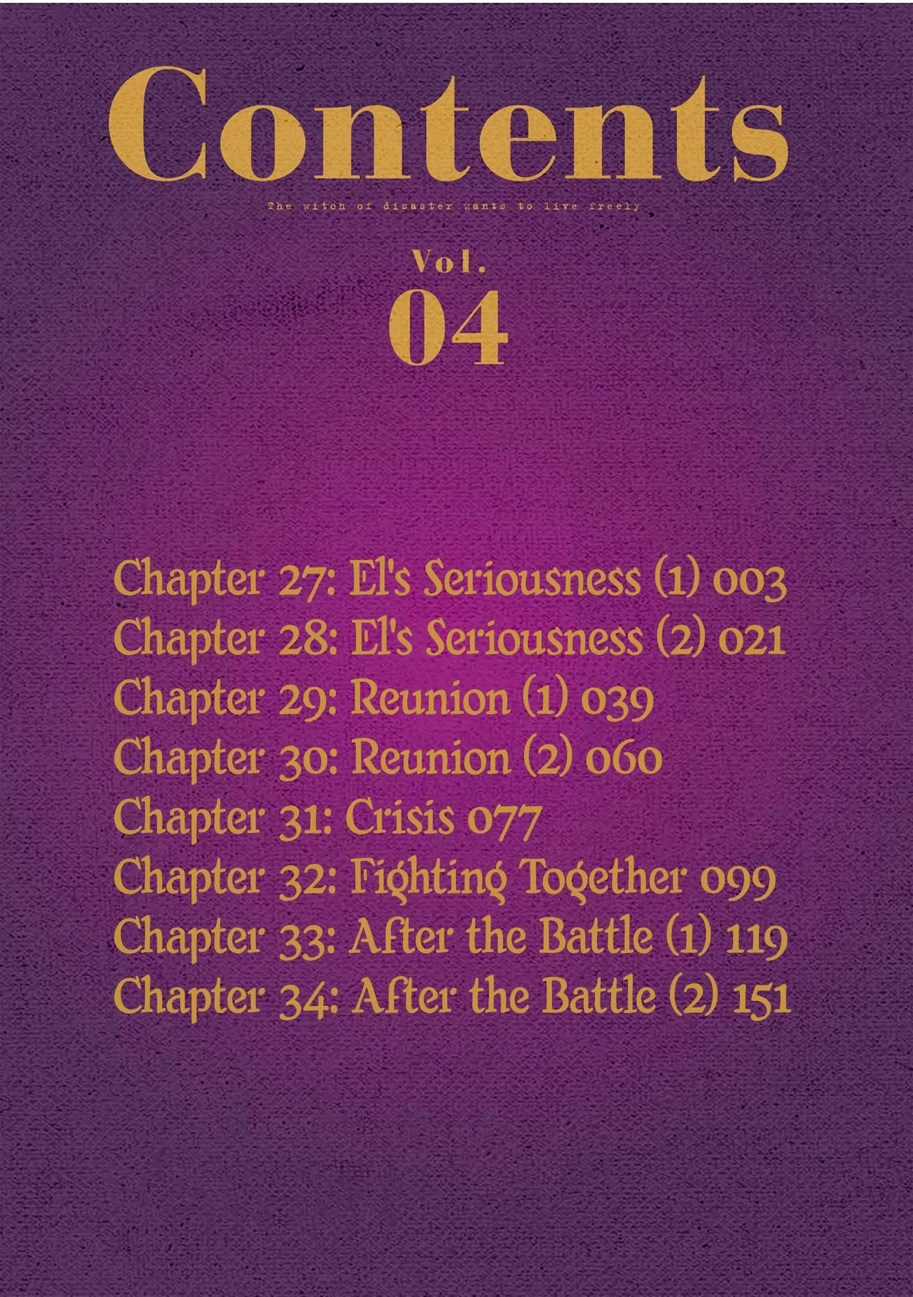 The Witch of Disaster Wants to Live Freely Chapter 27 – Page 4