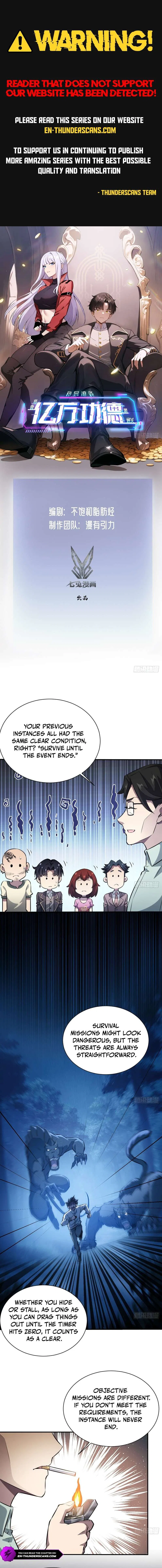 Weird Game: I Rely On Billions Of Merit Points To Clear Game Chapter 44 – Page 1