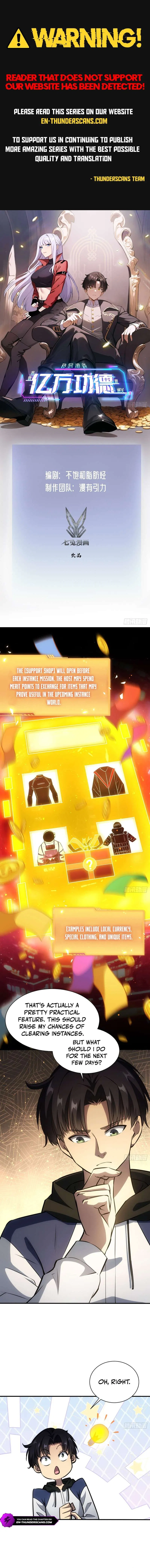 Weird Game: I Rely On Billions Of Merit Points To Clear Game Chapter 40 – Page 1